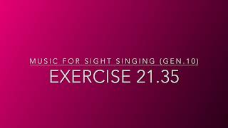 Exercise 21.35 - Music for Sight Singing