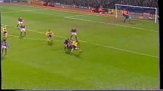 EPL 1997 West Ham United 4 vs Crystal Palace 1 at Upton Park