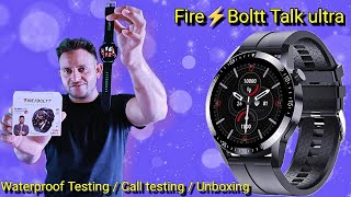 Fire Boltt talk ultra 1.39 smartwatch review #smartwatch