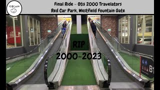 Final Ride: Otis 2000 Travelators - Red Car Park, Fountain Gate Shopping Centre