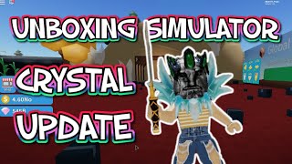 Unboxing Simulator CRYSTAL CANYON Update Roblox