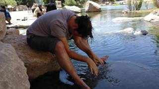 Refreshing in Taq e Bostan, Iran