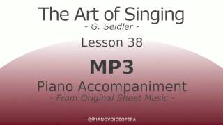 Seidler, The Art of Singing Piano Accompaniment Lesson 38