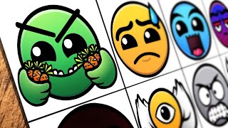 Drawing NEW Geometry Dash LOBOTOMY Faces #11 / How to draw GEOMETRY DASH