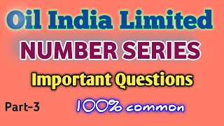 Number Series | oil india limited reasoning class | part-3