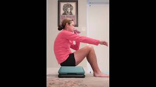 Seated balloon blow Postural Restoration Diaphragm Strength