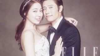 Lee Min Jung and Lee Byung Hun