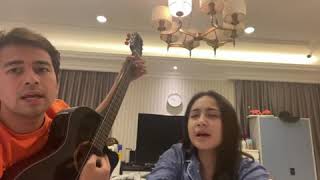 Cover Nagita dan Raffi - hadapi dengan senyuman