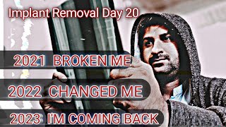 Implant Removal day 20 || Tibia Fibula Fracture Recovery & Skin Grafting