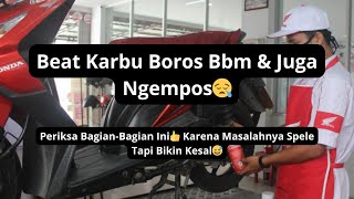 Ciri-Ciri Motor Beat Boros Bbm Dan Spearpart Rusak