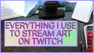 How to Livestream Traditional Art On Twitch ✿ My Stream Setup