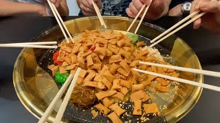 How to toss Lunar New Year Yu Sheng