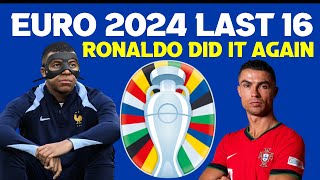 CRISTIANO RONALDO DIT IT AGAIN ~ EURO 2024 LAST 16 REACTION, REVIEW, HIGHLIGHTS