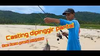 Casting pinggir pantai umpan minnow JOSSS