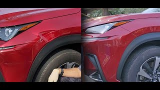 Mobile Bumper Fender Repair Phoenix Arizona Lexus NX 300 "3 Stage Red"