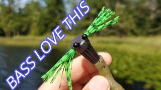 Bass worm tail floater, Making Tail Whiskers for Your Bass Worm .  #bassworm  #bassfishing  #lures