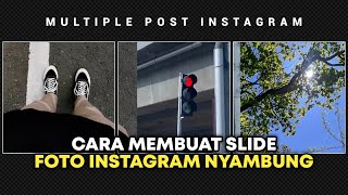 Cara Membuat Postingan Instagram Nyambung (Multiple Post) | Pixellab Tutorial