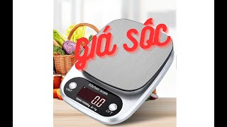 Cân tiểu ly điện tử nhà bếp mini định lượng 1g   5kg 10kg làm bánh độ chính xác cao