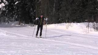 Skate Skiing Getting Started - Part 7 - Half Skate with Poles