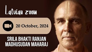 Latvian Zoom with Srila B. R. Madhusudan Maharaj / 2024.10.20