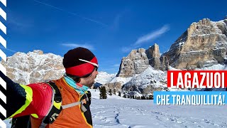 Lagazuoi, the terrace of the Dolomites during COVID lockdown