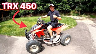 Riding a 2004 Honda Trx450R!