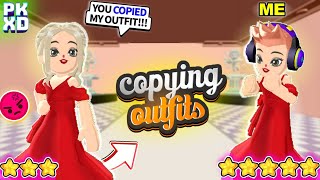 PK XD COPYING PLAYERS OUTFITS IN FASHION STAR! 😱