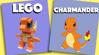 Pokémon Charmander - LEGO Stop Motion Build (How to Build)