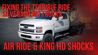 Upgrading Silverado 4500HD: Kelderman Air Ride & KING Shocks Installation