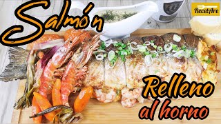 COMO HACER SALMÒN RELLENO AL HORNO. CENA PERFECTA