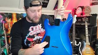 Jake E. Lee Blueburst Guitar Build Review (warmoth)(IYV guitars)(Charvel) This build was a headache.