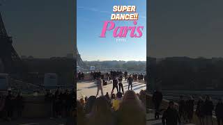 Paris eiffel dance show FRANCE | SUPER #dance SHOW #shorts #paris2024  #paristravel #bestshorts