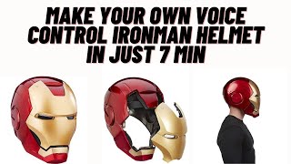 Iron Man Helmet fully voice control in Hindi