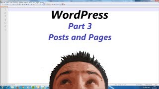 WordPress Part3 (Posts and Pages)