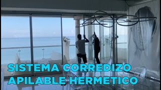 Sistema Corredizo Apilable Hermetico