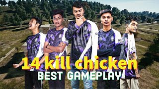 14 kills CHICKEN || A1 NB Esports  #a1esports #sinister #pubgmobile