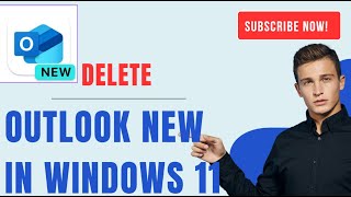 Delete Outlook New in Windows 11 | 2024 | EASY FIX