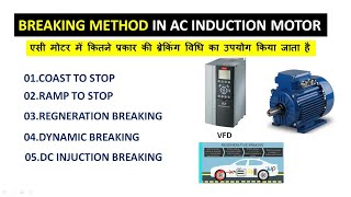 regeneration breaking and dynamic breaking method in induction motor. #regenerativebreaking