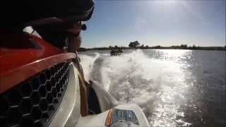 SEADOO GTX 155 JETSKI - SUPER BUBBA ON RIVER. 2015 Pt1