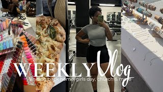 VLOG | visiting back home, nails, finding rest in Him, farmers market, hair talk & more |alexisrrene