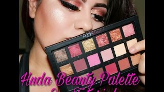 Eye Tutorial using Huda Beauty Textured Shadow Palette