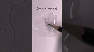 Draw a mouse but why the water? #kids #forkids #funart #kidsart