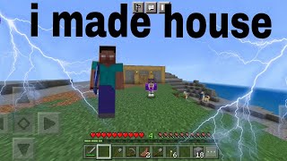 i made house in minecraft survival new world #1