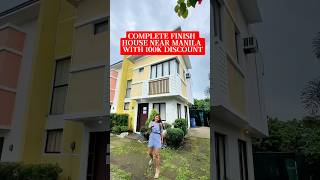 Complete Finish House Near Manila with 100K discount, Inquire now! #chiarapepito #valenziaenclaves