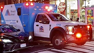 Mount Sinai EMS/Ambulance 1756 Responding