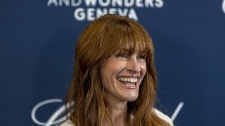 Julia Roberts put a lot of bang into her new hair look