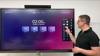 00 Kindermann TD-20 Touchdisplay: Homescreen