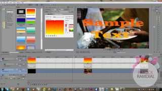 Sony Vegas Pro 12 | Video Inside Text | Make Compositing Child