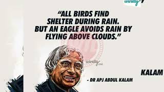 LIFE CHANGING QUOTATION AND Famous Saying By Abdul Kalam #shorts