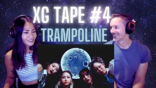 I LIKE THAT SOUND! Our Reaction to XG TAPE #4 - Trampoline (JURIN, HARVEY, MAYA, COCONA)